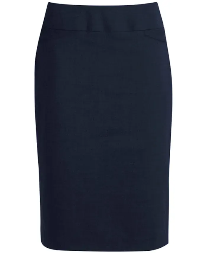Biz Collection Ladies Classic Knee Length Skirt | Healthcare Skirt