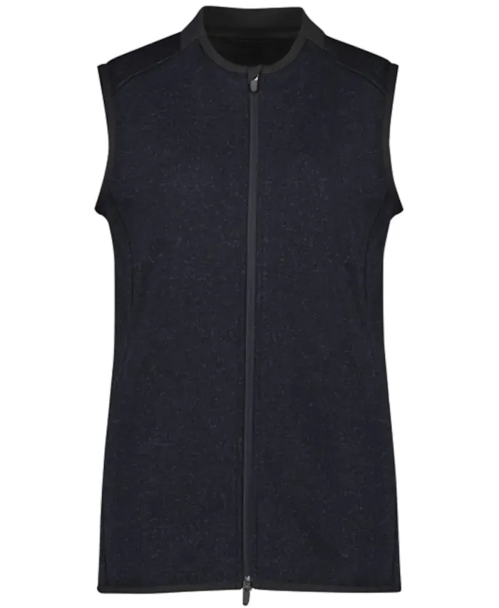 BRIEFING ◆WOMENS WR CREW NECK KNIT VEST Threadbare Women's Charcoal Grey Crew Neck Ladies' Knitted