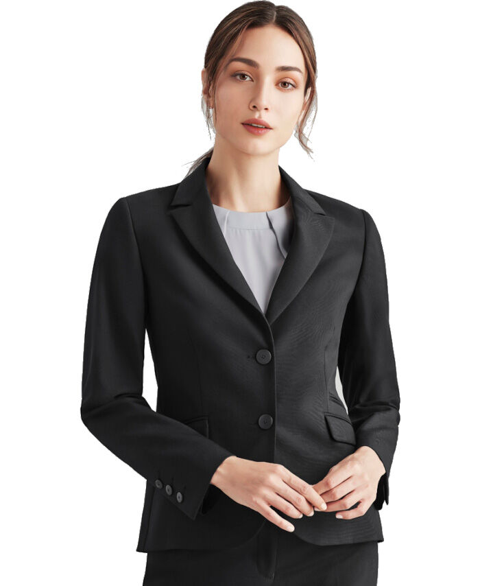 Biz Corporate Womens 2 Button Mid Length Jacket (64019)