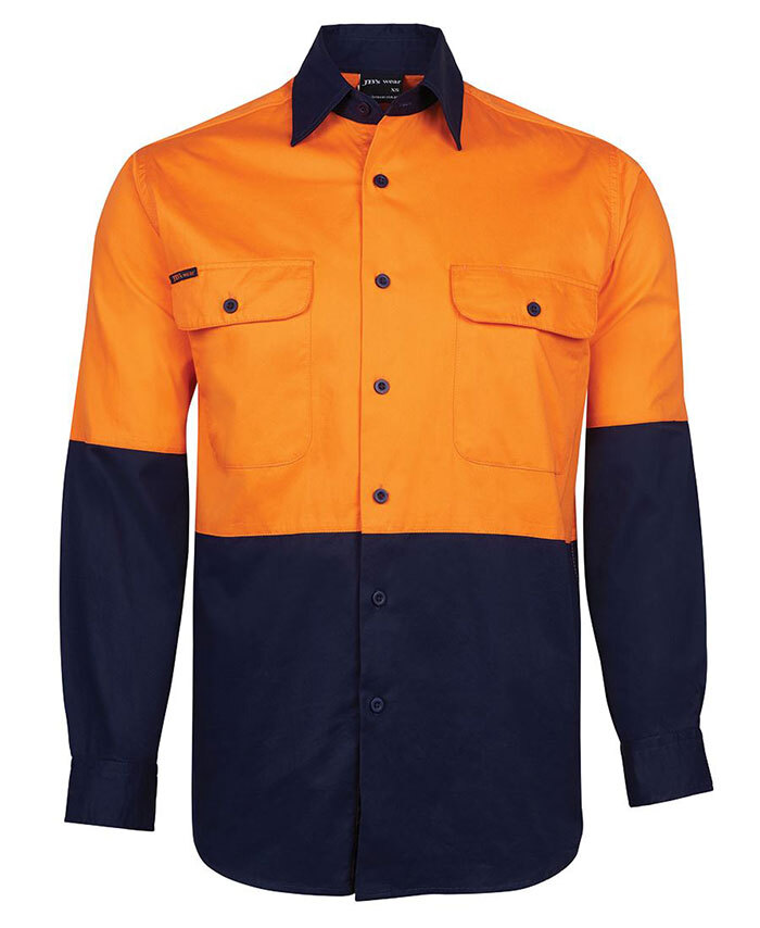 JB'S Hi-Vis Long Sleeve Shirt 6HWL