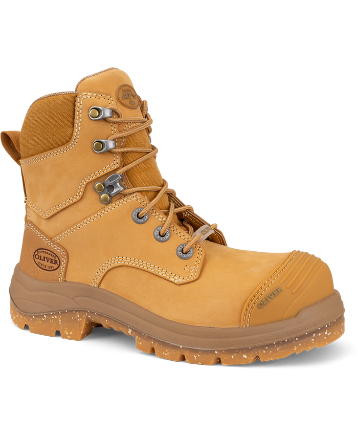 アーミー0510  Oliver Women's 150mm Wheat Zip Sided Boot | Hip Pocket