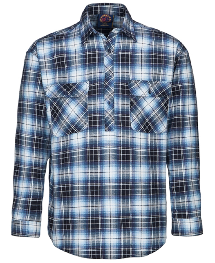 Closed Front Flannelette Shirt | Workwear Shirts | Ritemate Workwear