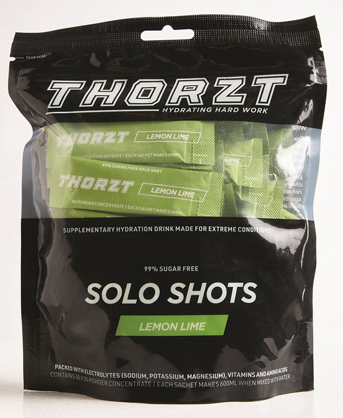 Thorzt Sugar Free Lemon Lime Solo Shot | Hydration Drink | Hip Pocket