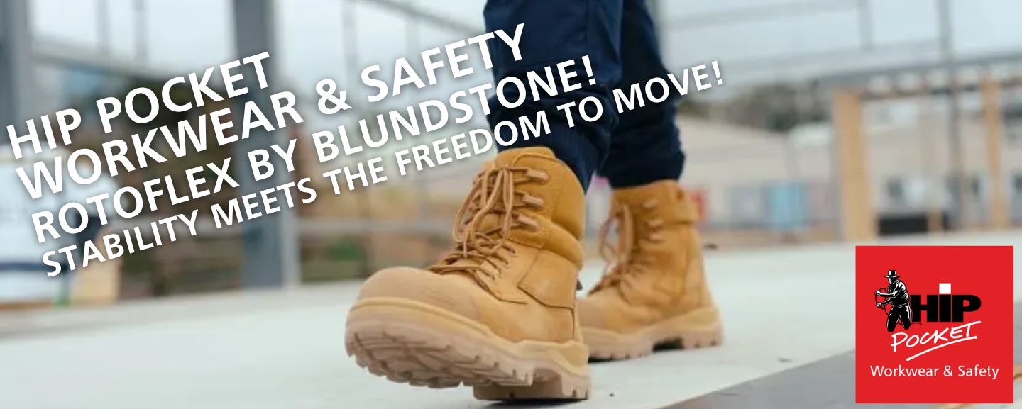 blundstone rotoflex baner