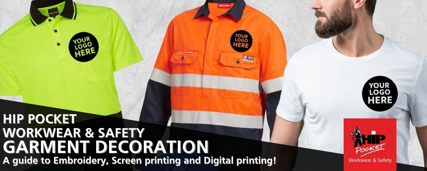 GUIDE to Embroidery, Screen Printing and other Promotional Workwear - banner