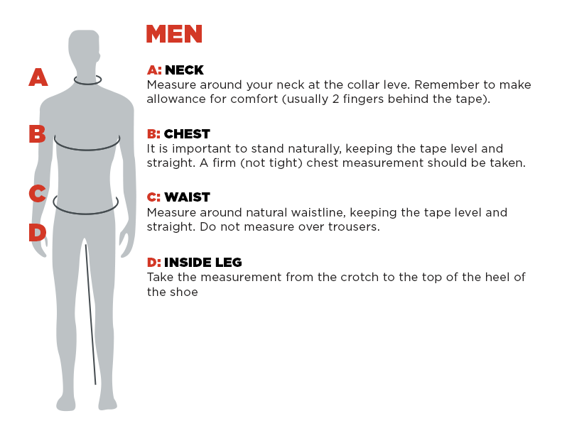 fitting guide men size - hip pocket workwear & safety
