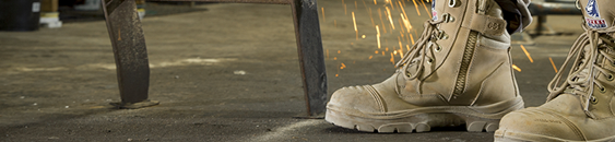 zip sided boots on site for men