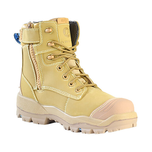 Longreach Ct Zip - Helix Ultra Wheat Zip/Lace Safety (Composite Toe)