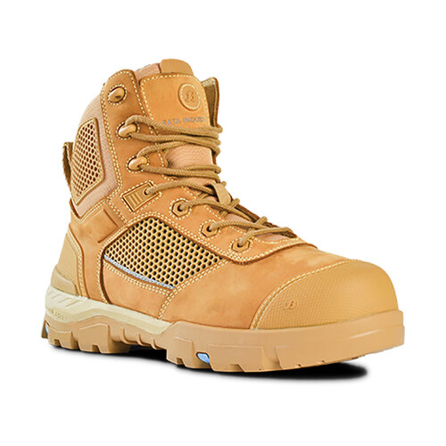 Avenger - Super Boot Wheat Nubuck Zip / Lace Safety Boot