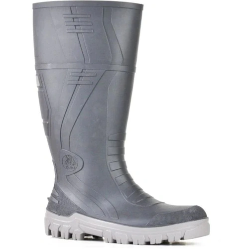 Hip Pocket Workwear - Jobmaster 3 Gumboots - Grey 400Mm Pvc 400Mm Safety Toe / Midsole Gumboot