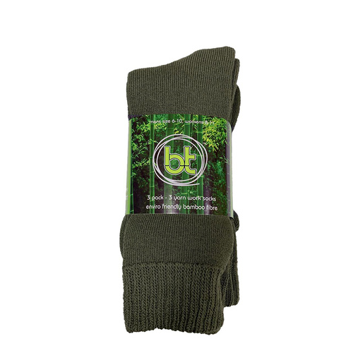 Hip Pocket Workwear - 3-Yarn 3-Pack Work Sock
