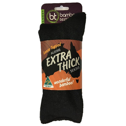 Hip Pocket Workwear - Aussie Loose Top Extra Thick Socks