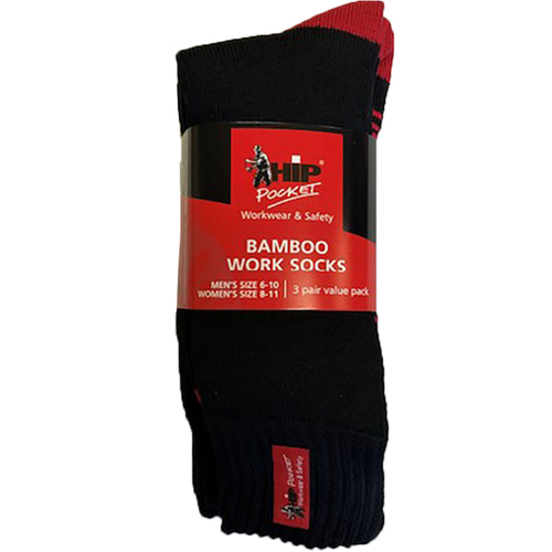 Hip Pocket Workwear - Hip Pocket 3 Yarn Work Socks - 3 Pack