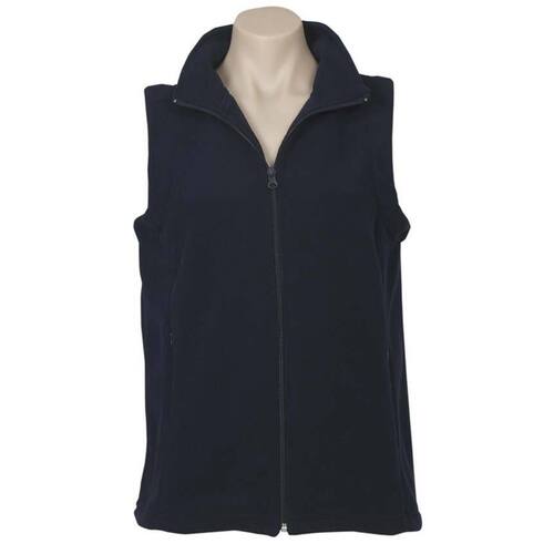 Biz Collection Ladies Poly Fleece Vest, Healthcare Vests Australia