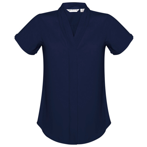 Hip Pocket Workwear - Ladies Madison Short Sleeve Blouse