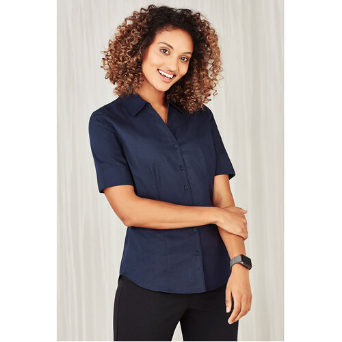 Hip Pocket Workwear - Monaco Ladies Short Sleeve Shirt