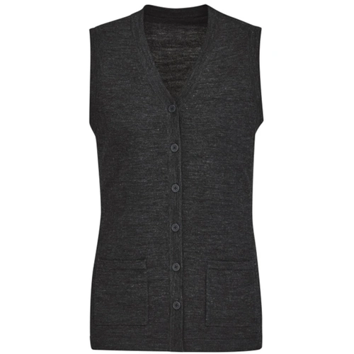 Hip Pocket Workwear - Womens Button Front Vest