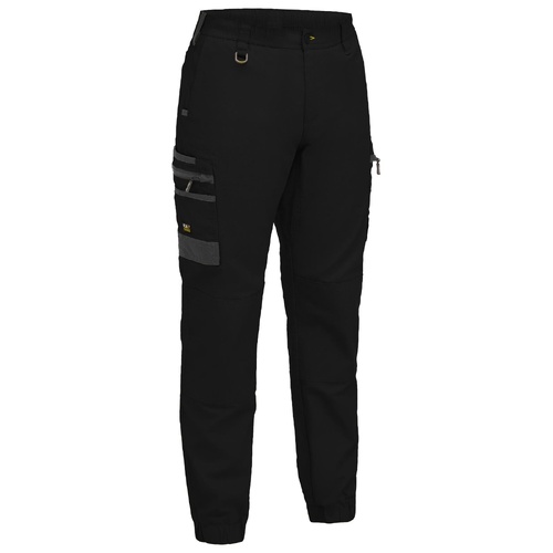 Hip Pocket Workwear - Flx & Move Elastic Waist Cargo Cuffed Pants