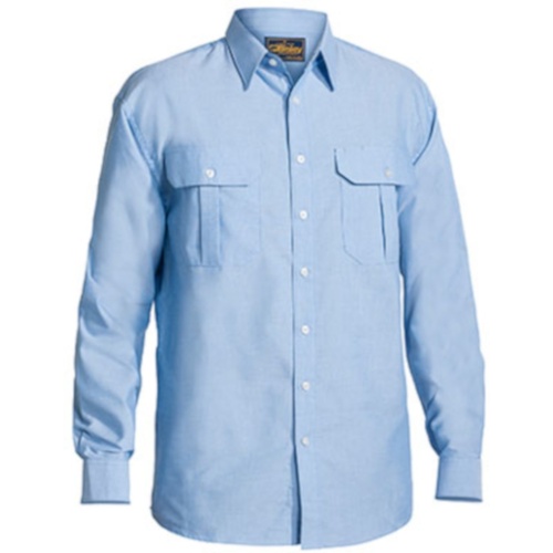 Hip Pocket Workwear - Oxford Shirt - Long Sleeve