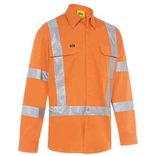 HI VIS DRILL SHIRT - LONG SLEEVE 