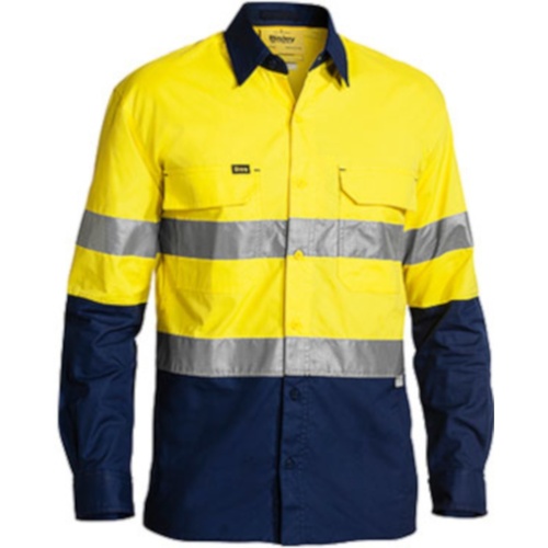 Hip Pocket Workwear - 3M Taped X Airflow Ripstop Hi Vis Shirt - Long Sleeve