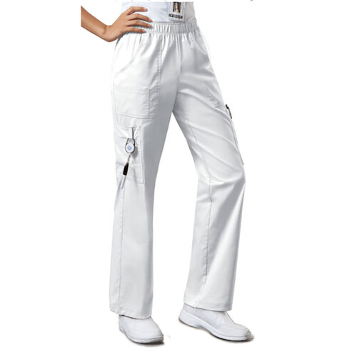 Hip Pocket Workwear - Poly Cotton Stretch Mid Rise Cargo Pants
