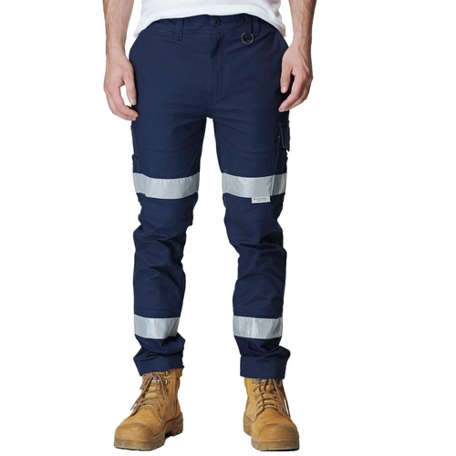 Hip Pocket Workwear - MENS REFLECTIVE SLIM PANT