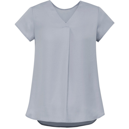 Hip Pocket Workwear - Boulevard - Kayla V-Neck Pleat Blouse