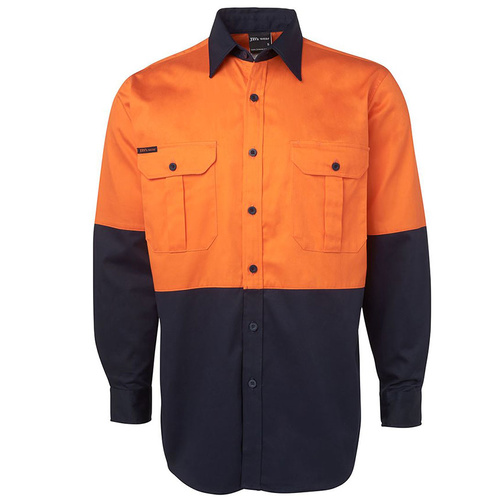 Hip Pocket Workwear - JB's Hi Vis Long Sleeve 190G Shirt