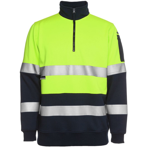 Hip Pocket Workwear - JB's Biomotion (D+N) 1/2 Zip Fleecy Sweat