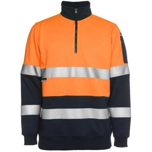 Hip Pocket Workwear - JB's Biomotion (D+N) 1/2 Zip Fleecy Sweat