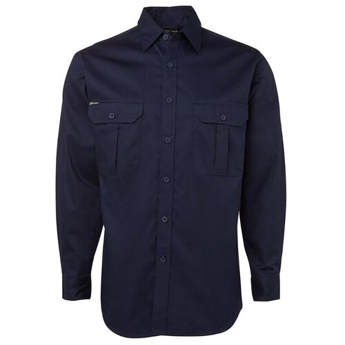 Hip Pocket Workwear - JB's Long Sleeve 190G Work Shirt