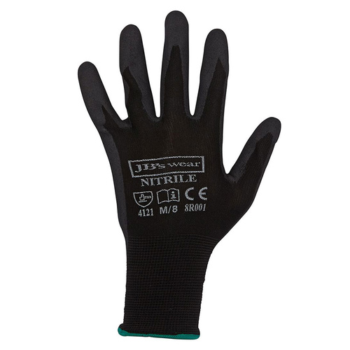 Hip Pocket Workwear - JB's Black Nitrile Breathable Glove