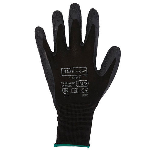 Hip Pocket Workwear - JB's Black Latex Glove (12 Pack)