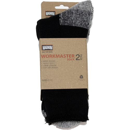 Hip Pocket Workwear - Workmaster Wool Blend 2 Pack Socks