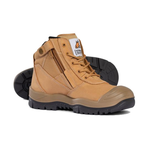 Hip Pocket Workwear - Wheat ZipSider Boot w/ Scuff Cap