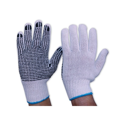 Hip Pocket Workwear - Knitted Poly/Cotton With PVC Dots Gloves