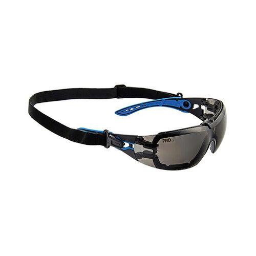 Hip Pocket Workwear - PROTEUS 5 SAFETY GLASSES SMOKE LENS SPEC AND GASKET COMBO