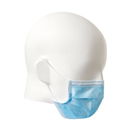 Hip Pocket Workwear - Pro Choice Safety Gear Disposable Face Mask Blue 3 Ply - Box of 50 Masks
