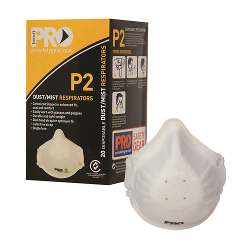 Hip Pocket Workwear - P2 Respirators - Box of 20