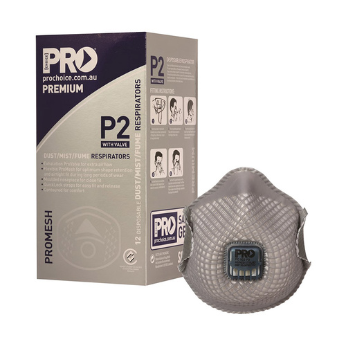 Hip Pocket Workwear - ProMesh P2 with Valve Respirator - Box of 12