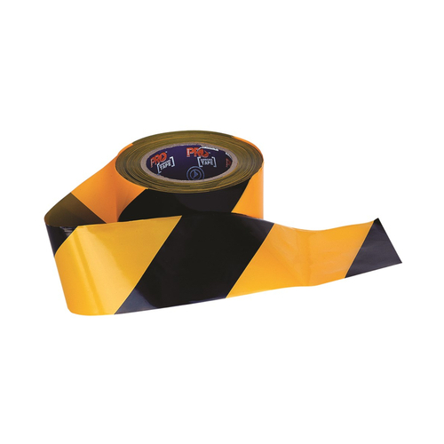 Hip Pocket Workwear - Barricade Tape - 100mm x 75m Yellow / Black