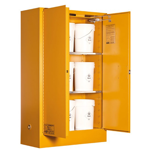 Hip Pocket Workwear - Flammable Storage Cabinet 250L 2 Door, 3 Shelf