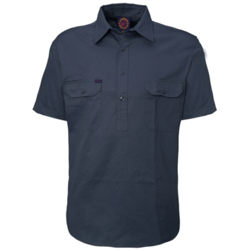 Hip Pocket Workwear - Closed Front Shirt - Short Sleeve
