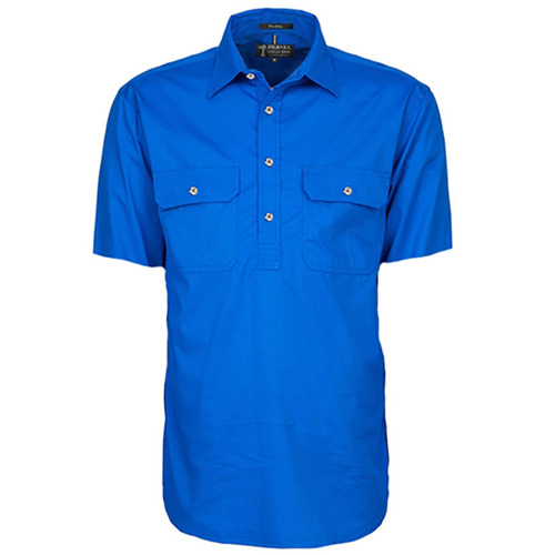 Hip Pocket Workwear - Men's Pilbara Shirt - Closed Front - Short Sleeve