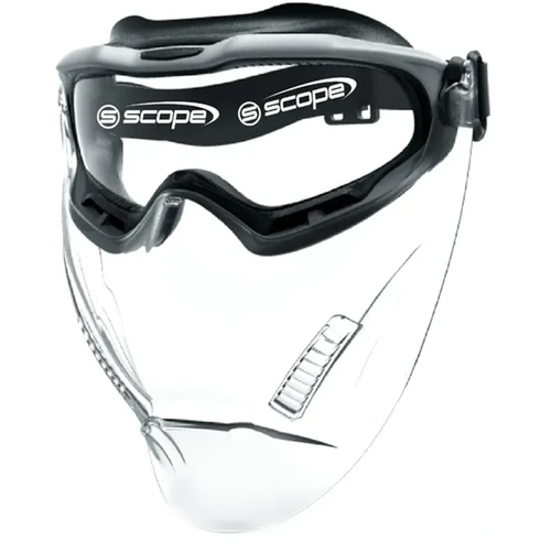 Hip Pocket Workwear - Spartan With Clear Visor/Grey Frame Titanium AF/AS Clear Lens