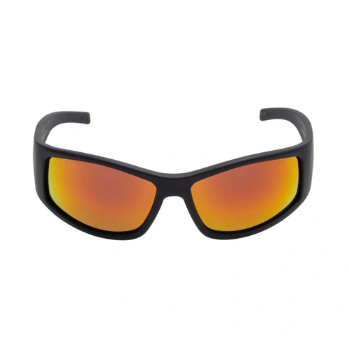 Hip Pocket Workwear - FLEX RSU5507 MBL.O - Matt Black Frame, Orange Revo Lens - Unbreakable Safety Sunglasses