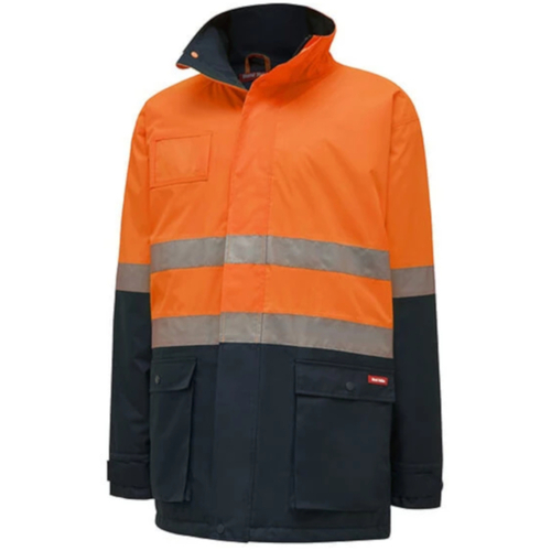 Hip Pocket Workwear - Core - HI-VISIBILITY 2TONE QUILTED JACKET WITH TAPE
