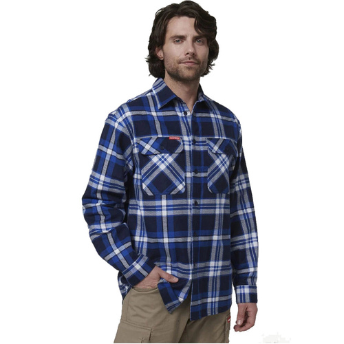 Hip Pocket Workwear - L/SL CHECK FLANNEL