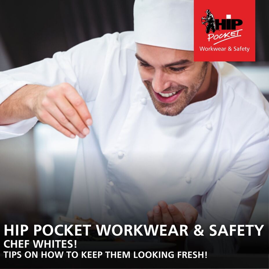 HOW TO KEEP YOUR CHEF WHITES WHITE!